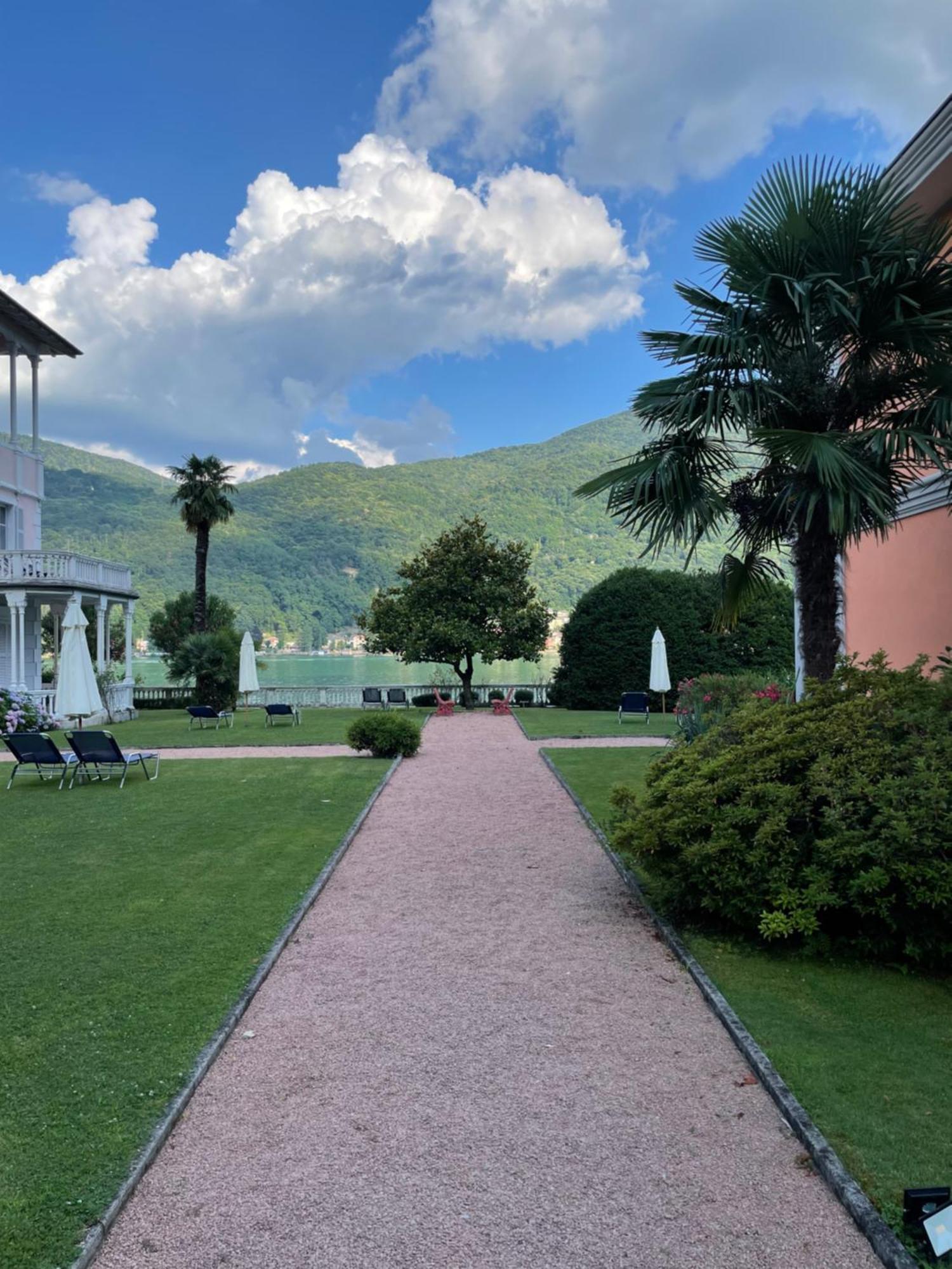 Ville Lago Lugano Porto Ceresio Exterior foto