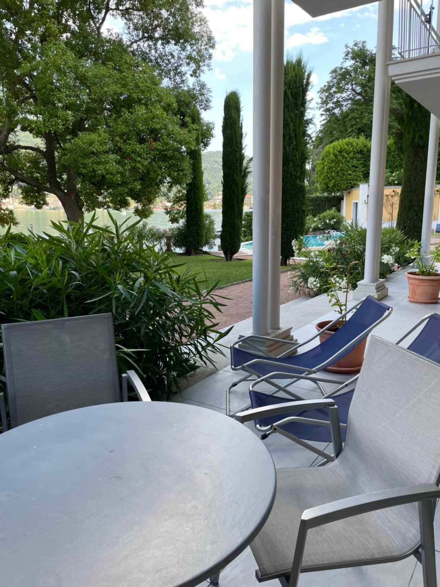 Ville Lago Lugano Porto Ceresio Habitación foto